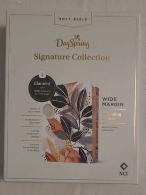 DaySpring Signature Collection Wide Margin Journaling Bible - Autumn Leaves